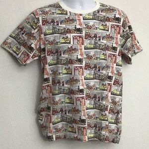 NWT Sex Pistols 2016 Uniqlo Comic Tee Shirt Size Medium White with Multi HTF